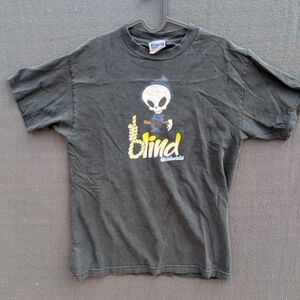 Vintage Blind Skateboards Graphic T-shirt - Size M